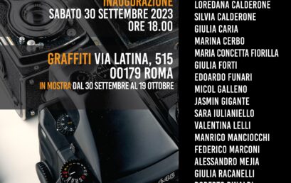 Mostra Fotografica “PRIMI IMPATTI” Allievi Graffiti – Inaugurazione Sabato 30 Settembre 2023 ore 18/20
