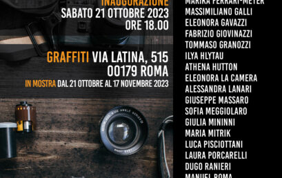 Mostra Fotografica “PRIMI IMPATTI” Allievi Graffiti – Inaugurazione Sabato 21 Ottobre 2023 ore 18/20