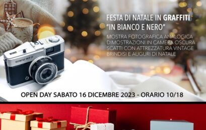 Festa di Natale Graffiti/ Openday Analogico – Sabato 16 dicembre 2023 ore 10/18