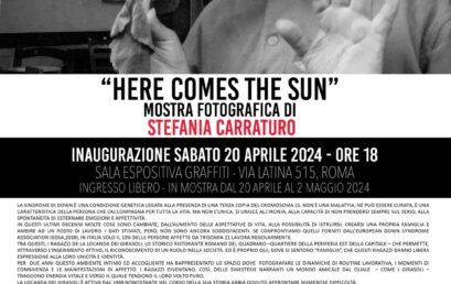 MOSTRA FOTOGRAFICA “Here comes the sun” di STEFANIA CARRATURO / Graffiti