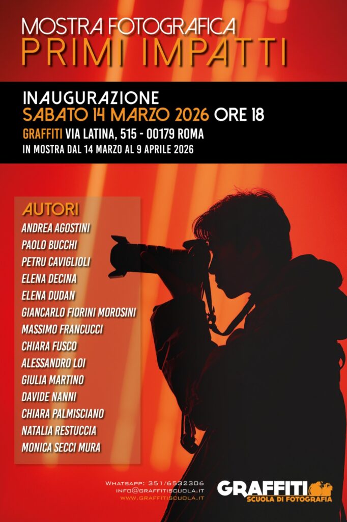 Sabato 14 marzo 2026 ore 18
INAUGURAZIONE MOSTRA FOTOGRAFICA 